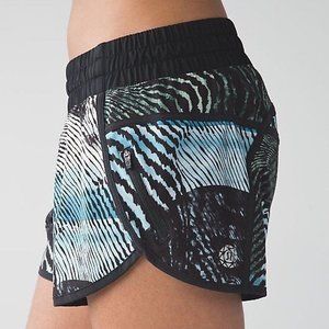 Lululemon Tracker Short III 2016 Seawheeze Sz 12 RARE